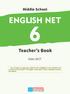 Middle School ENGLISH NET. Teacher s Book. Güler ŞİLİT