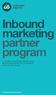 Inbound marketing partner program