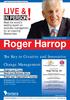 Leadership Development Masterclass Roger Harrop Regain your Focus Roger Harrop, UK Hone your Business Skills