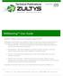 Technical Publications. Author: Zultys Technical Support Department