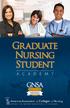 Graduate Nursing Student Academy