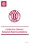 Guide For District Rotaract Representatives