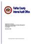 Department of Finance Department of Purchasing and Supply Management Fixed Assets System Audit Final Report