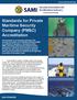 Standards for Private Maritime Security Company (PMSC) Accreditation
