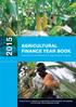 AGRICULTURAL FINANCE YEARBOOK 2015 AGRICULTURE, FINANCE YEAR BOOK. Innovations and Research in Agricultural Finance