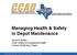 Managing Health & Safety in Depot Maintenance