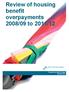 Review of housing benefit overpayments 2008/09 to 2011/12