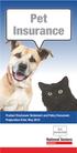 Pet Insurance Product Disclosure Statement and Policy Document. Preparation Date: May 2014