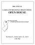 34th ANNUAL LAKELAND REGIONAL HIGH SCHOOL OPEN HOUSE SUNDAY, JANUARY 25, 2015 2:00 PM