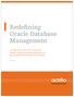 Redefining Oracle Database Management