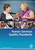 Human Services Quality Framework. User Guide