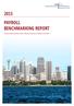 2015 PAYROLL BENCHMARKING REPORT. Annual study examining trends, efficiency and costs of payroll in Australia