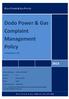Dodo Power & Gas Complaint Management Policy