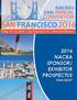 SAN FRANCISCO 2O16 CONVENTION. NACBA s 24th ANNUAL 2016 NACBA SPONSOR/ EXHIBITOR PROSPECTUS #NACBASF
