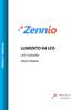 PRODUCT MANUAL LUMENTO X4 LED. LED Controller ZN1DI-RGBX4. Program version: 1.0 Manual edition: a