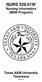 NURS 529.01W Nursing Informatics (MSN Program) Texas A&M University Texarkana Fall 2012