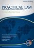 PRACTICAL LAW DATA PROTECTION MULTI-JURISDICTIONAL GUIDE 2012/13. The law and leading lawyers worldwide