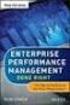 Enterprise Performance Management Done Right. An Operating System for Your Organization. Wiley CIO