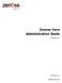 Administration Guide. Zenoss, Inc. Release 5.0.x. www.zenoss.com