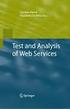 Automated Testing and Response Analysis of Web Services