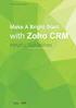 Zoho CRM. Getting Started. Guidelines for Beginners