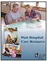 Post Hospital Care Resource