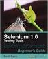 Selenium 1.0 Testing Tools