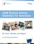 2008 Physical Activity Guidelines for Americans