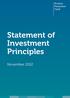 Pension Protection Fund. Statement of Investment Principles
