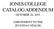 JONES COLLEGE CATALOG ADDENDUM