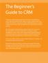 The Beginner s Guide to CRM