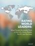 RATING WORLD LEADERS: What People Worldwide Think of the U.S., China, Russia, the EU and Germany