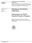 GAO FEDERAL PROPERTY DISPOSAL. Information on DOD s Surplus Property Program