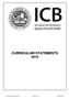 CURRICULUM STATEMENTS 2015