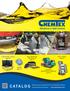 C ATA L O G. Solutions in Spill Control. Sorbents and Containment for the Industrial, Marine, and Automotive Industries www.chemtexinc.