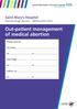 Out-patient management of medical abortion