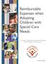Reimbursable Expenses when Adopting Children with Special Care Needs