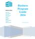 Business Program Guide 2016 Revised December 14, 2015