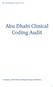 Abu Dhabi Clinical Coding Audit