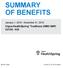 SUMMARY OF BENEFITS. Cigna-HealthSpring Traditions (HMO SNP) H2108-020. January 1, 2016 - December 31, 2016. 2015 Cigna H2108_16_32732 Accepted