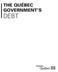 the Québec government s debt