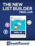 The New List Builder. Fred LAM. Sign up