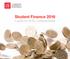 Student Finance 2016. a guide for UK/EU undergraduates