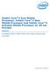 Intel Core 2 Duo Mobile Processor, Intel Core 2 Solo Mobile Processor and Intel Core 2 Extreme Mobile Processor on 45-nm Process