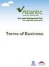 This booklet sets out Our Terms of Business in conjunction with the Debt Management Agreement that You have signed.