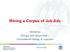 Mining a Corpus of Job Ads