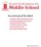 Accelerated Booklet. BBHMS Accelerated Booklet {1