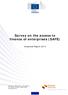 Survey on the access to finance of enterprises (SAFE) Analytical Report 2014