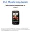 ESC Mobile App Guide