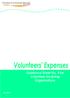 Guidance Sheet No. 3 for Volunteer Involving Organisations. July 2014